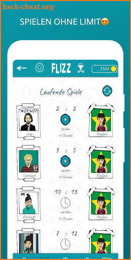 FLIZZ Quiz - Deine neue Mehrspieler Quiz App screenshot