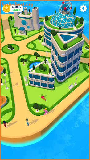 Floating city idle screenshot