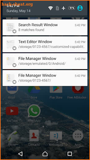 Floating File Manager screenshot