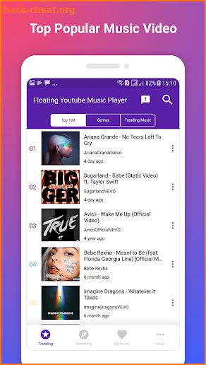 Floating Music Player screenshot