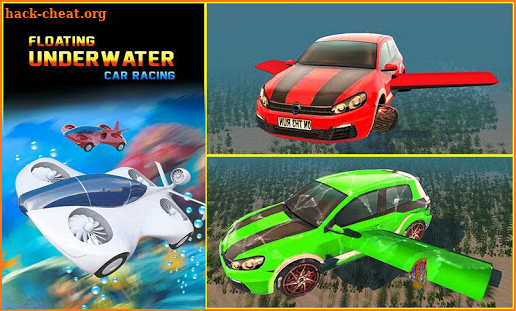 Floating Underwater Cars Racing screenshot