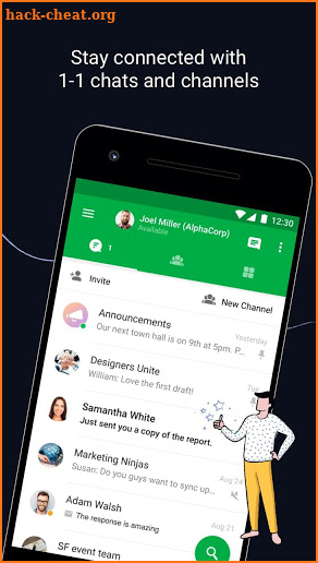 Flock - Team Chat & Collaboration App screenshot