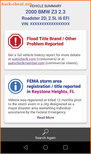Flood Risk Check screenshot