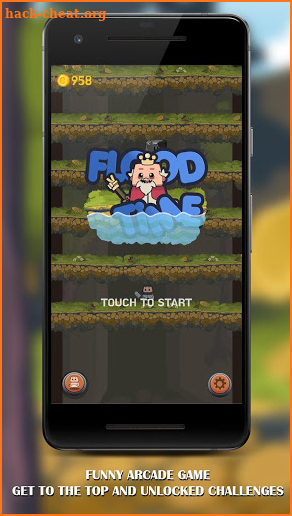 Flood Time - Arcade infinite jumping game screenshot