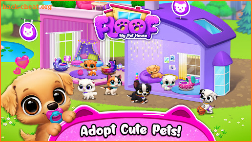 FLOOF - My Pet House - Dog & Cat Games screenshot