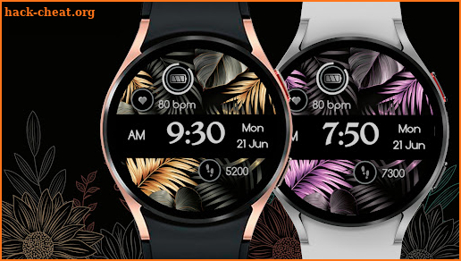 Flora Elegant Design Watchface screenshot