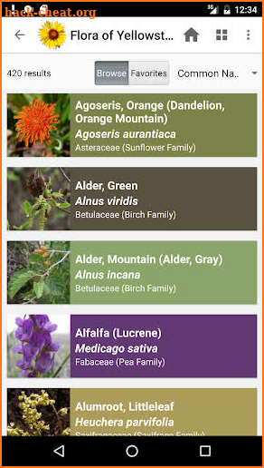 Flora of Yellowstone screenshot