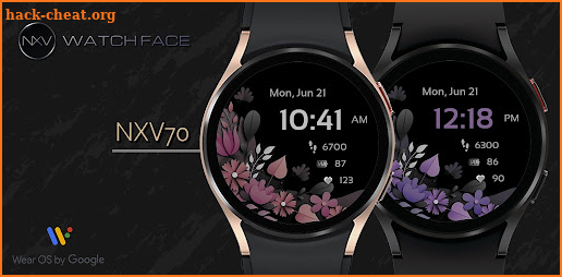 Flora Spring watchface NXV70 screenshot