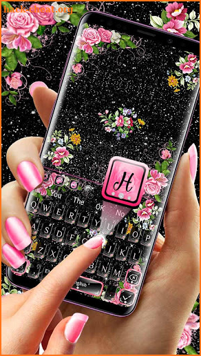 Floral Keyboard screenshot