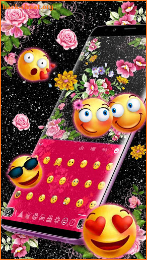 Floral Keyboard screenshot