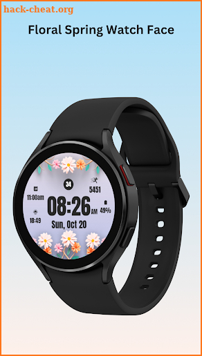 Floral Spring Watch Face screenshot