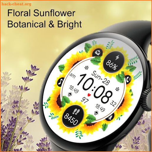 Floral Sunflower Botanical screenshot