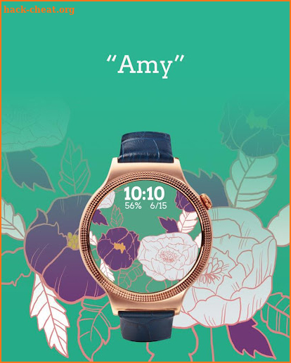 Floral Watch Face screenshot
