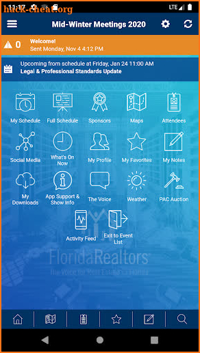 Florida Association of Realtors screenshot