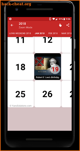 Florida Calendar 2018 - 2019 screenshot