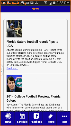 Florida Football screenshot