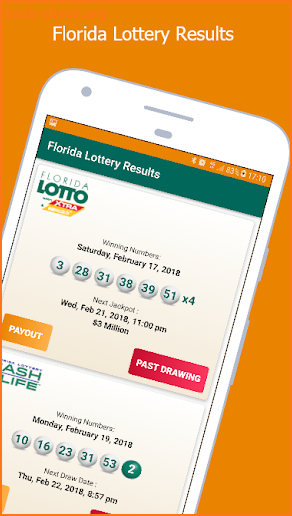 Florida Lottery Results screenshot