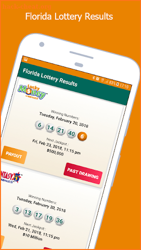Florida Lottery Results screenshot