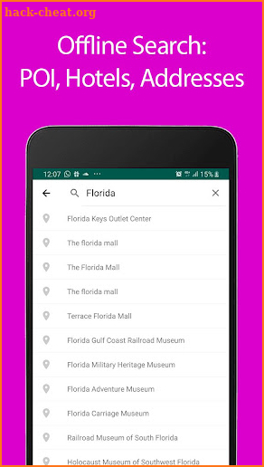 Florida Offline Map and Travel screenshot