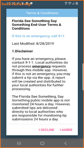 Florida See Say – Report Suspicious Activity screenshot