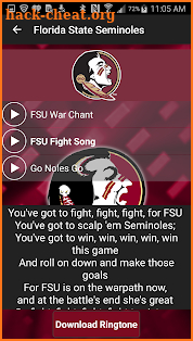 Florida State Ringtones - FSU screenshot