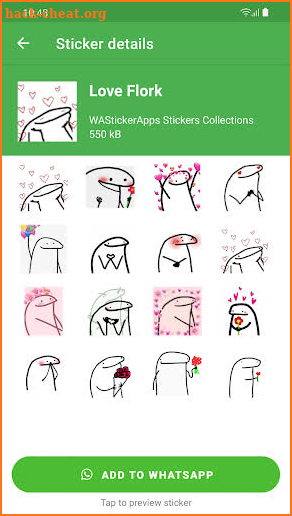 Flork Stickers WAStickerApps screenshot