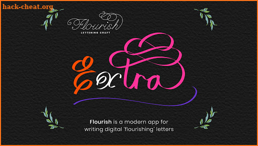 Flourish - Calligraphy Lettering Craft Pro screenshot