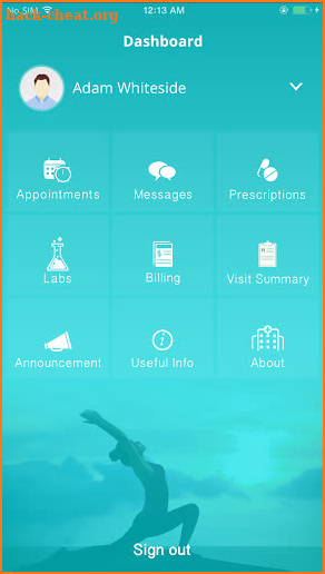 Flourish Patient Portal screenshot