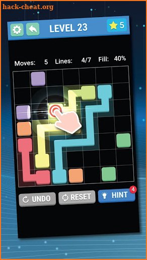 Flow Line - Connect dots free game screenshot