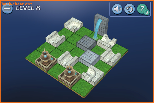 Flow Water Fountain 3D Puzzle screenshot