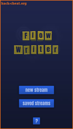Flow Writer screenshot