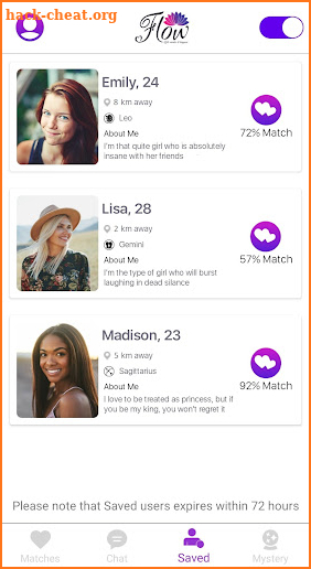 FlowDating - Zodiac & Personality Match Making screenshot