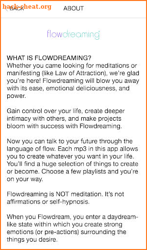 Flowdreaming for Manifesting and Meditation screenshot