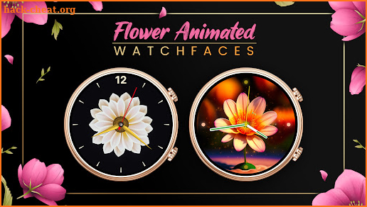 Flower Animated Watchfaces screenshot