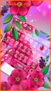 Flower Blossom Keyboard screenshot
