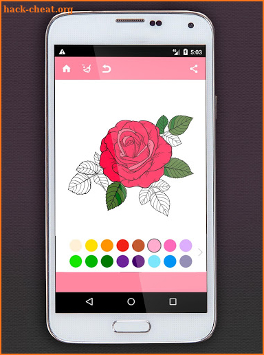 Flower Coloring Book screenshot