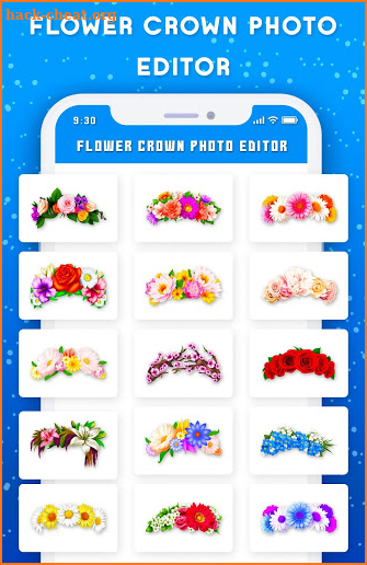 Flower Crown Photo Editor screenshot