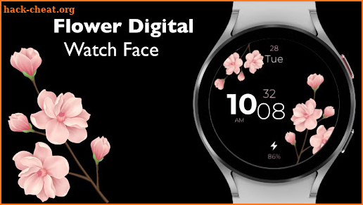 Flower Digital - Watch Face screenshot