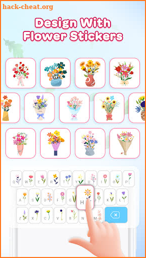 Flower DIY Language Keyboard screenshot