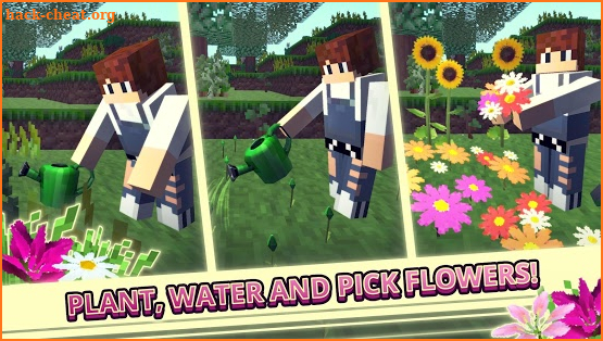 Flower Farm Craft: Garden Decoration & Building screenshot