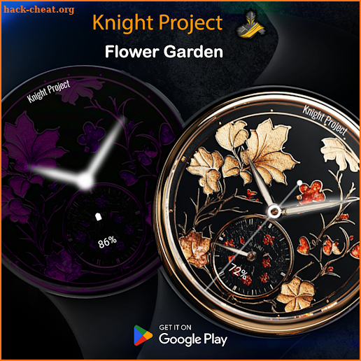 Flower Garden Watch Face screenshot