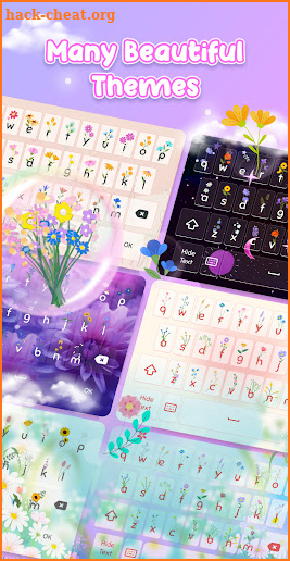 Flower Language Keyboard screenshot