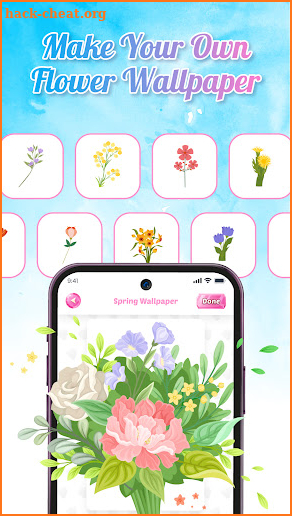 Flower Language Keyboard Theme screenshot