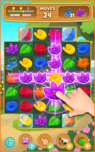 Flower Legends Match 3 screenshot