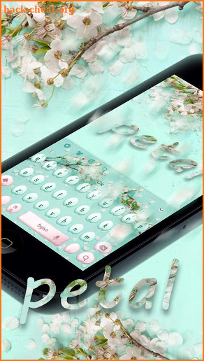 Flower Petal Keyboard screenshot