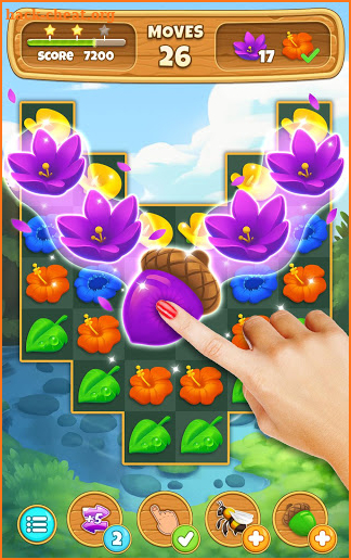 Flower Power Match 3 screenshot