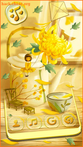 Flower Tea Themes 3D Wallpapers screenshot