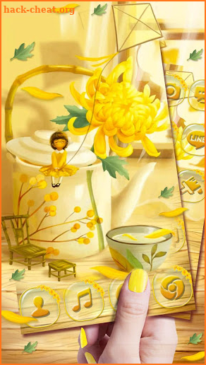 Flower Tea Themes 3D Wallpapers screenshot