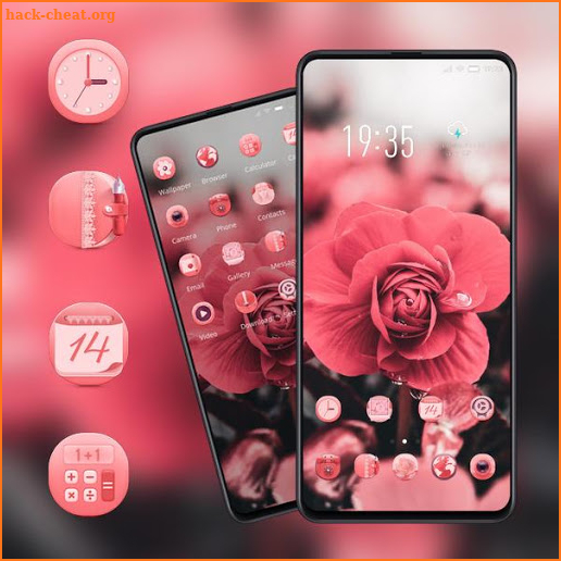 Flower theme | elegant beautiful flowers with dew screenshot