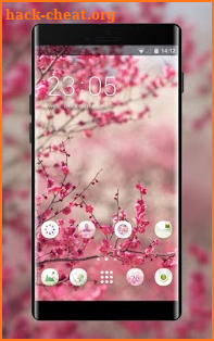 Flower theme pink blossom nature screenshot